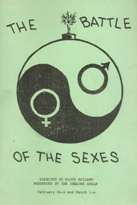Program Cover - Battle of the Sexes