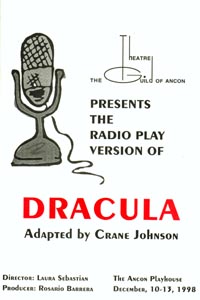 Dracula, The Radio Play Program Cover